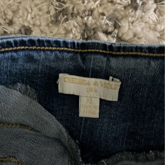 Chelsea & Violet Girls Pull On Stretch Denim Flare Jeans Size XL - Picture 4 of 4